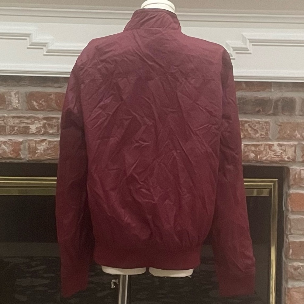 Prince + Fox maroon red athletic windbreaker jacket / S / Excellent condition - Picture 5 of 11